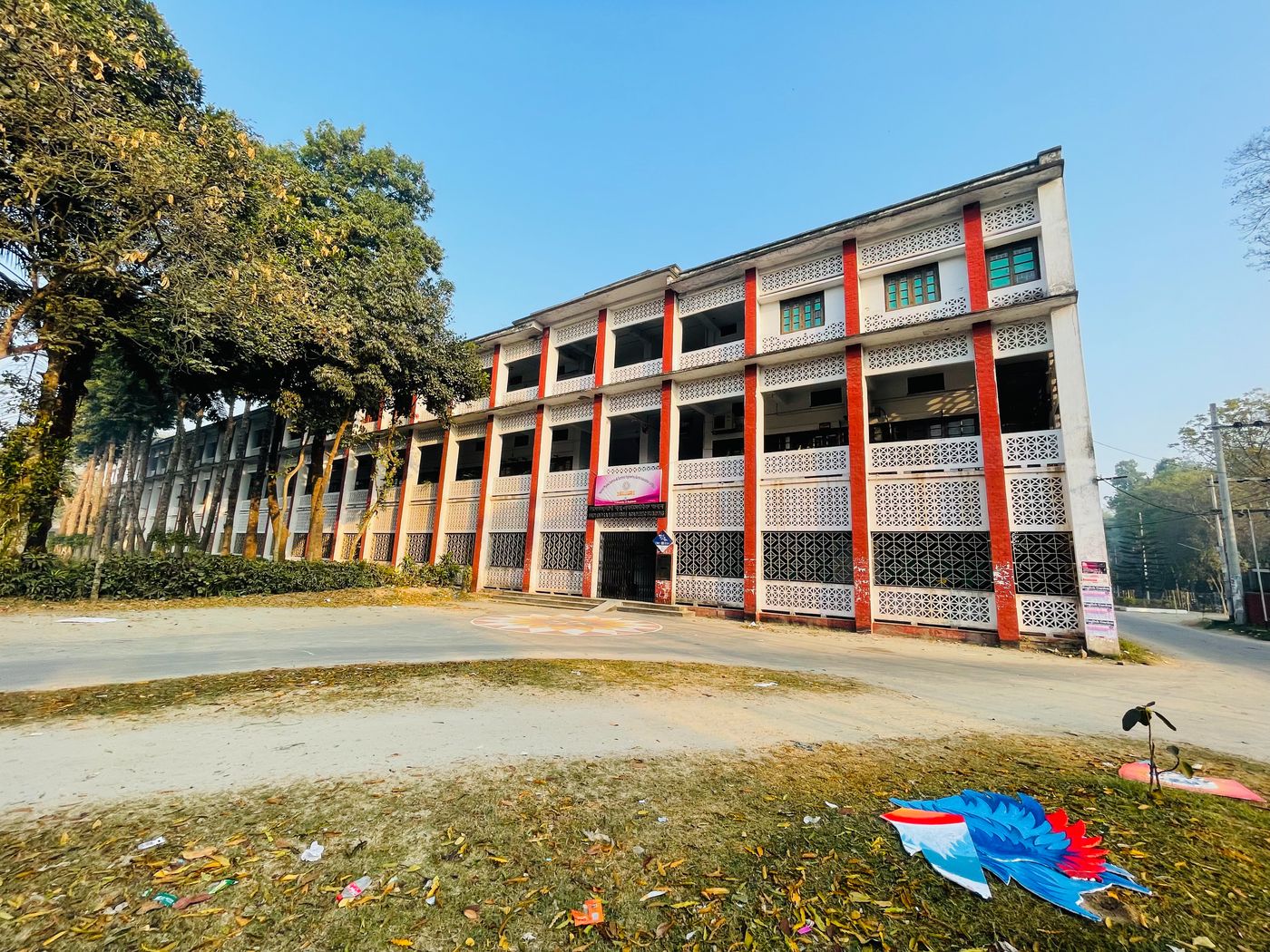 One of the faculty buildings on campus